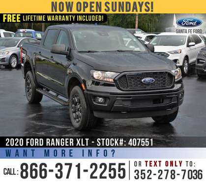 *** 2020 Ford Ranger XLT *** SAVE Over $3,000 off MSRP! - cars &... for sale in Alachua, GA