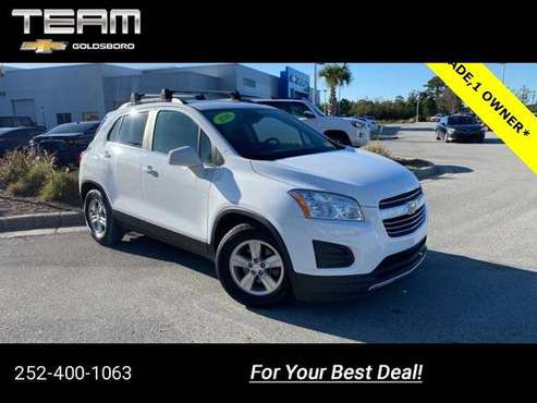 2016 Chevy Chevrolet Trax LT suv White - cars & trucks - by dealer -... for sale in Goldsboro, NC