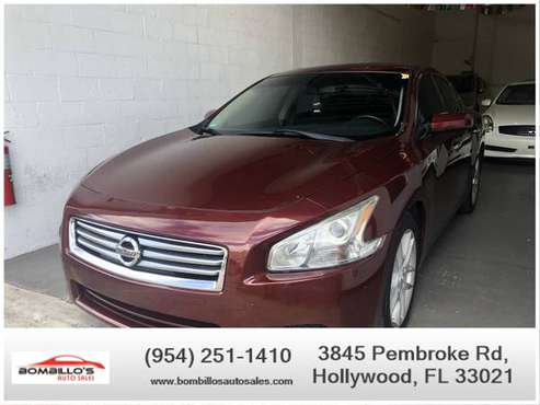 2013 NISSAN MAXIMA!! CLEAN TITLE!! LIKE NEW!! $1000 DOWN!! MUST SEE!! for sale in Hollywood, FL