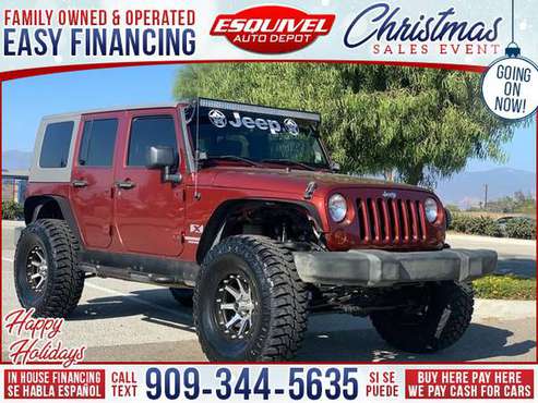 2009 Jeep Wrangler Unlimited X 4x4 4dr SUV - cars & trucks - by... for sale in Rialto, CA