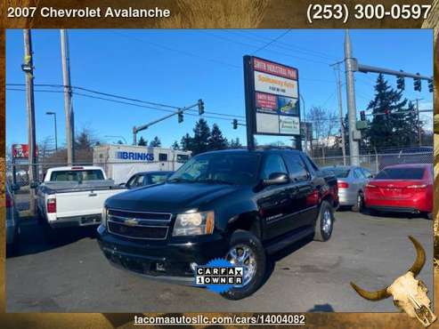 2007 Chevrolet Avalanche LTZ 1500 4dr Crew Cab 4WD SB - cars & for sale in Tacoma, WA