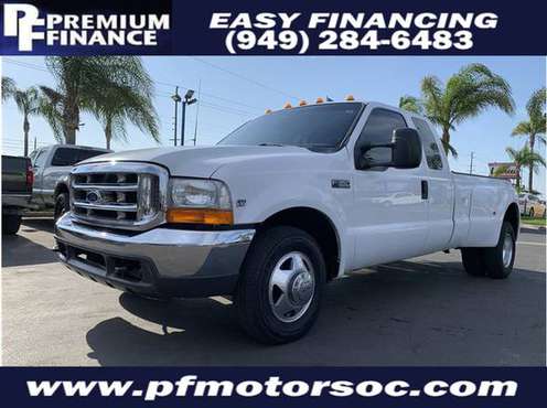 R8. 1999 FORD F350 DUALLY SUPER CAB XLT LONG BED BACKUP CAM LOW MILES for sale in Stanton, CA