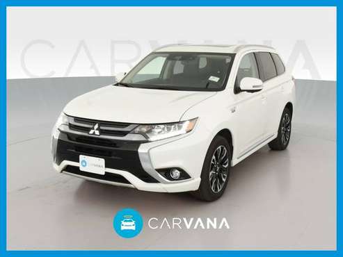 2018 Mitsubishi Outlander PHEV GT Sport Utility 4D suv White for sale in Bakersfield, CA