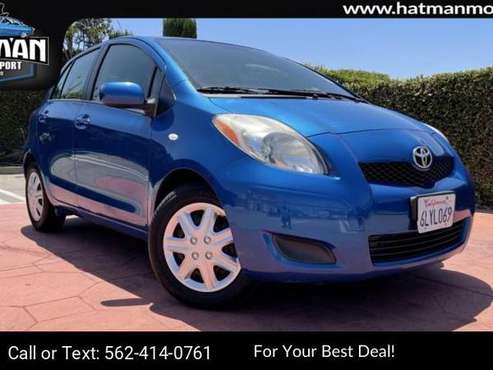 2010 Toyota Yaris hatchback Blazing Blue Pearl - - by for sale in Buena Park, CA