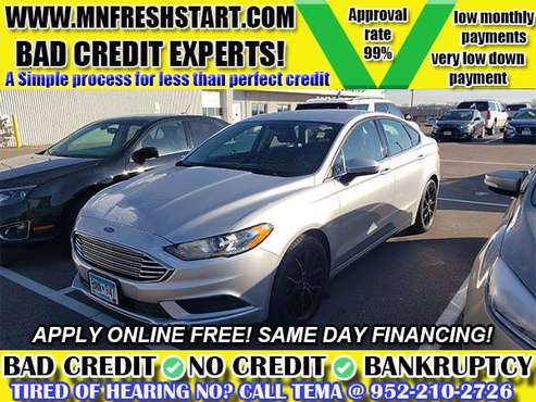 💯 2018 FORD FUSION 💯 BAD CREDIT NO CREDIT OK 0-$500 DOWN oac! - cars... for sale in Plymouth, MN