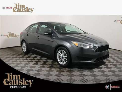 2016 Ford Focus sedan SE - Ford Dk Gray - - by dealer for sale in Clinton Township, MI