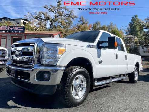 LIKE NEW! 2014 Ford Super Duty F-250 4WD Crew Cab XLT F250 - cars &... for sale in Auburn , CA