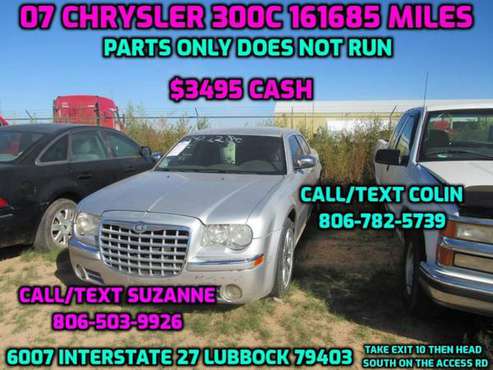 2007 CHRYSLER 300C PARTS ONLY MOTOR BAD for sale in Lubbock, TX