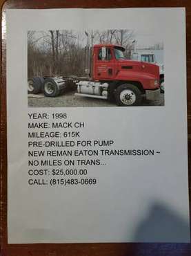 1998 Mack CH for sale in Crest Hill, TX