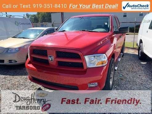 2012 Ram 1500 ST pickup Flame Red for sale in Tarboro, NC