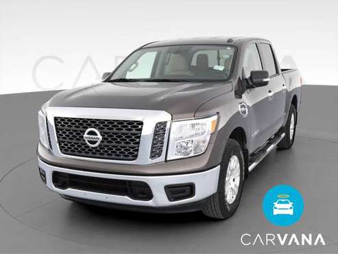 2017 Nissan Titan Crew Cab SV Pickup 4D 5 1/2 ft pickup Brown - -... for sale in San Diego, CA
