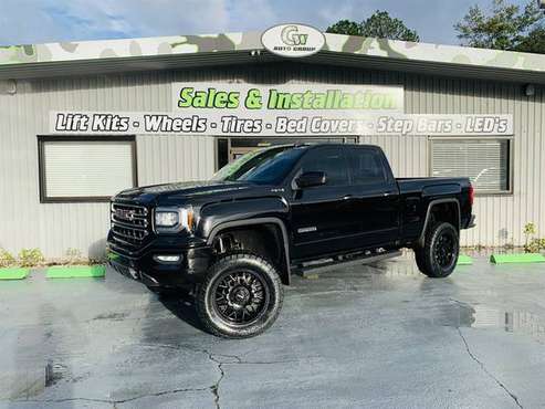 2017 Lifted Gmc Sierra 1500 Elevation Black 4X4 V8 - cars & trucks -... for sale in Jacksonville, FL