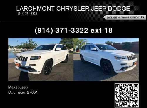 2016 Jeep Grand Cherokee High Altitude for sale in Larchmont, NY