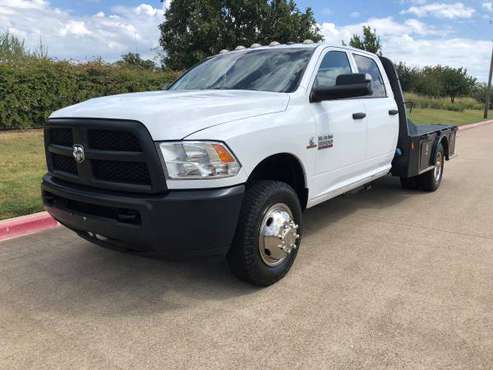 2013 RAM 3500 FLATBED DIESEL TRUCK! CLEAN CARFAX! for sale in PLANO,TX, OK