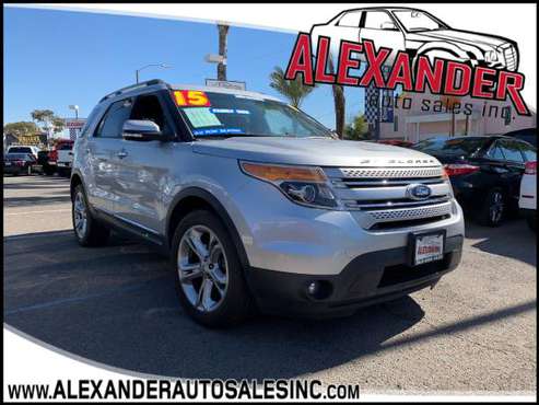 2015 *FORD* *EXPLORER* *LIMITED* AS LOW AS 3.99 APR! $0 DOWN! CALL📞... for sale in Whittier, CA