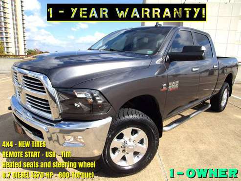 ►1 YEAR WARRANTY 14 Dodge RAM 2500 4x4 Diesel (1 OWN) heat seats... for sale in Springfield►►►(1 YEAR WARRANTY), MO