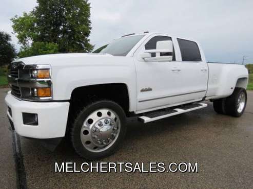 2016 CHEVROLET 3500HD CREW HIGH COUNTRY DRW DURAMAX 4WD MOON DVD NAV... for sale in Neenah, WI