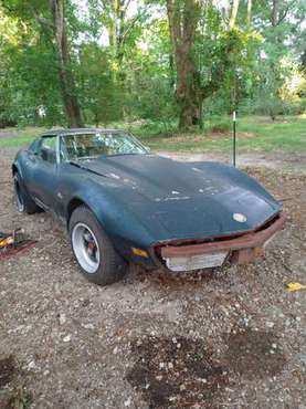 1973 Corvette number matching outside untouched for 13 years starts for sale in Chesapeake , VA