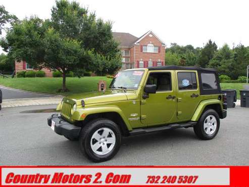 2007 Jeep Wrangler Unlimited Sahara # 11656 - cars & trucks - by... for sale in Toms River, NJ