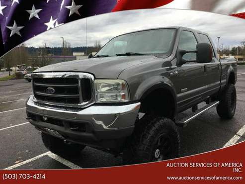 2006 Ford F-250 6.0L (Bullet Proof diesel) Lariat 4dr Crew Cab 4WD SB for sale in Portland, WA