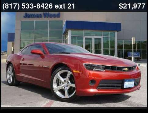2015 Chevrolet Chevy Camaro LT - cars & trucks - by dealer - vehicle... for sale in Decatur, TX