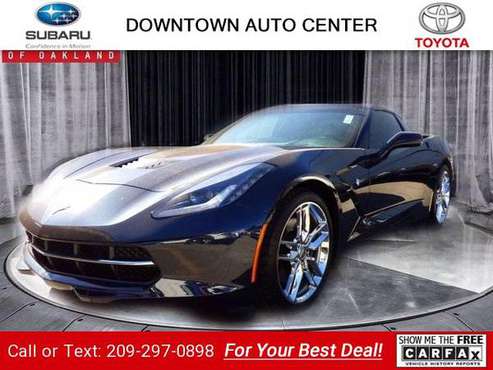 2014 Chevy Chevrolet Corvette Stingray Z51 coupe Night Race Blue -... for sale in Oakland, CA