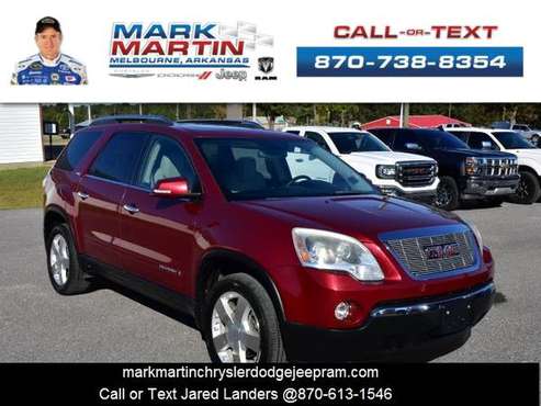 2008 GMC Acadia - Down Payment As Low As $99 for sale in Melbourne, AR