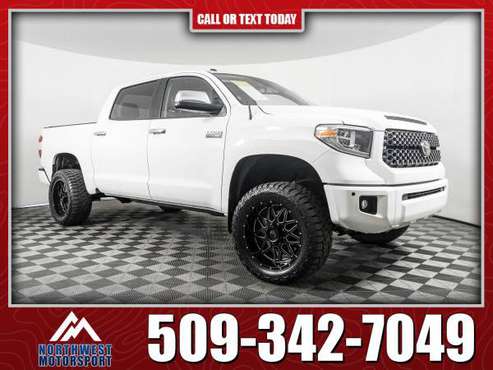 Lifted 2019 Toyota Tundra Platinum 4x4 - - by dealer for sale in Spokane Valley, WA
