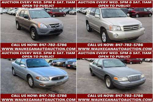 02 HONDA CR-V/01 TOYOTA HIGHLANDER/04 BUICK LESABRE/2000 FORD CROWN... for sale in WAUKEGAN, IL