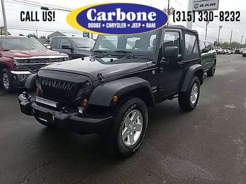2013 Jeep Wrangler 4WD 2dr Sport - - by dealer for sale in Yorkville, NY