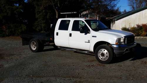 1999 Ford Quad Cab F450 4x4 Flatbed for sale in Galt, OR