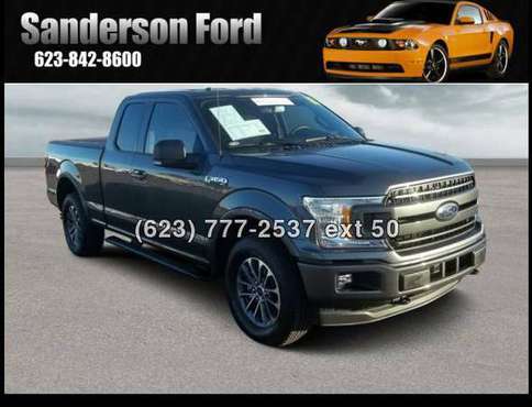 2018 Ford F-150 XLT Super Cab 4WD Gray for sale in Glendale, AZ