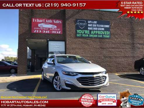 2020 CHEVROLET MALIBU LT $500-$1000 MINIMUM DOWN PAYMENT!! APPLY... for sale in Hobart, IL