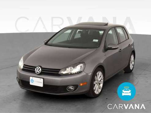 2012 VW Volkswagen Golf TDI Hatchback 4D hatchback Silver - FINANCE... for sale in Visalia, CA