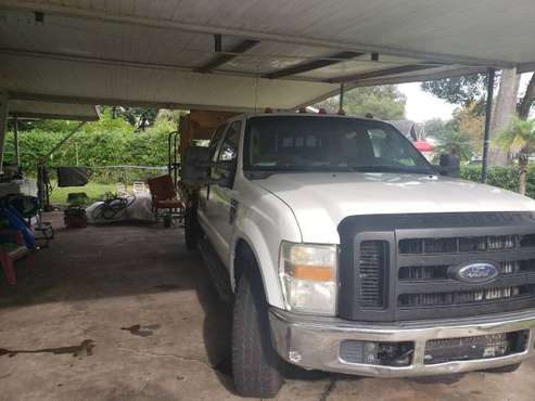 2008 F350 4x4 Crew Cab Flatbed - cars & trucks - by owner - vehicle... for sale in Clarcona, FL