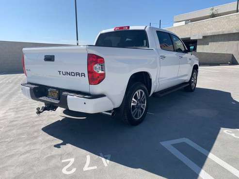 2018 TOYOTA TUNDRA PLATINUM 4X4 CREW MAX ONLY 5K MILES !!!!!!!!!!!! for sale in Anaheim, CA