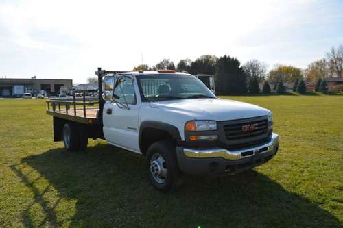2003 GMC Sierra 3500 12ft Flatbed Service Truck - cars & trucks - by... for sale in Crystal Lake, IL