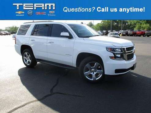 2015 Chevy Chevrolet Tahoe LT suv White - - by dealer for sale in Salisbury, NC