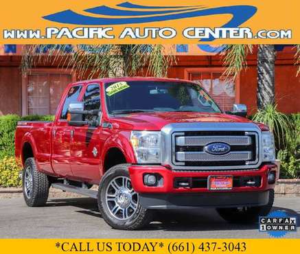 2015 Ford F-350 Diesel Super Duty Platinum 4D 4X4 Long Bed (27162) for sale in Fontana, CA