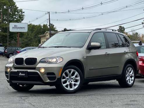 Beige 2011 BMW X5 xDrive35i Premium - panoroof, heated wheel, finance for sale in Middleton, MA