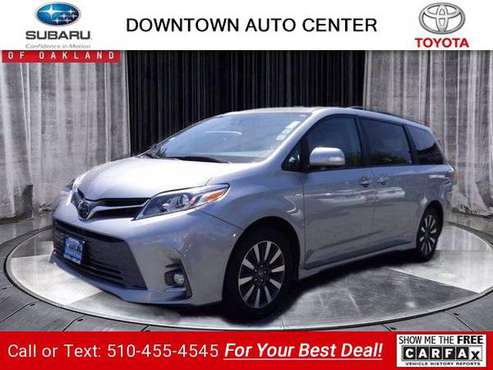 2018 Toyota Sienna Limited Premium van Silver Sky Metallic - cars & for sale in Oakland, CA