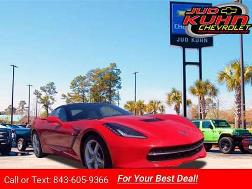 2014 Chevy Chevrolet Corvette Stingray 2LT Convertible Red - cars & for sale in Little River, SC
