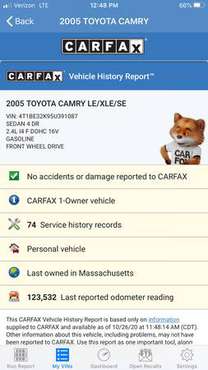 2005 Toyota Camry LE - cars & trucks - by dealer - vehicle... for sale in Saugus, MA