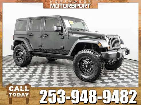 *4WD 4X4 AWD* Lifted 2012 *Jeep Wrangler* Unlimited Sport 4x4 for sale in PUYALLUP, WA