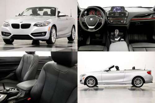 BLUETOOTH! PUSH START! 2016 BMW 2 SERIES 228i Convertible Silver for sale in Clinton, AR
