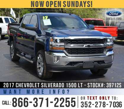 *** 2017 Chevrolet Silverado 1500 LT *** Camera - Cruise -... for sale in Alachua, FL