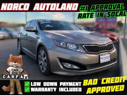 2013 Kia Optima 4dr Sdn EX WE GET BAD CREDIT APPROVED - cars &... for sale in Norco, CA