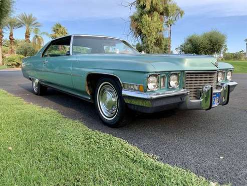 All original 72 Coupe DeVille slicktop - cars & trucks - by dealer -... for sale in Palm Springs, CA