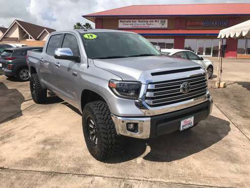 SPECIAL! LIFTED LIMITED 2019 TUNDRA CREWMAX 4x4 - cars & trucks - by... for sale in Hanamaulu, HI