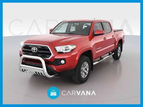 2016 Toyota Tacoma Double Cab SR5 Pickup 4D 5 ft pickup Red for sale in Macon, GA